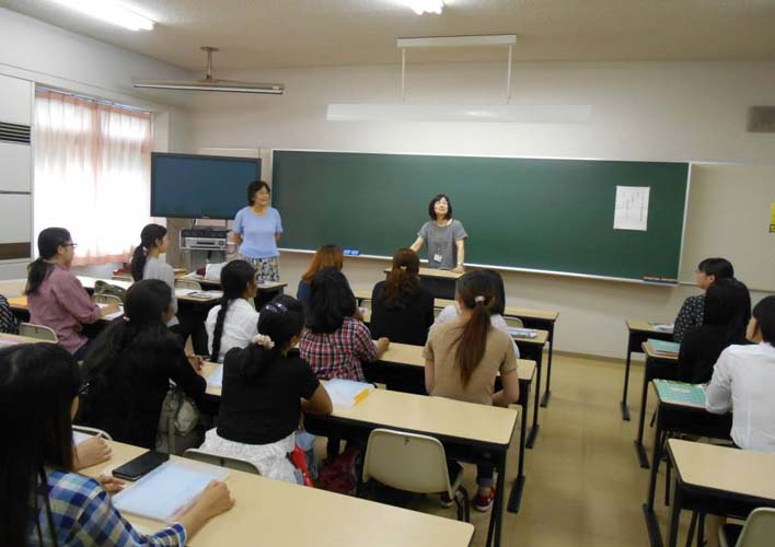 水野外語学院 6月18日 川村女子大学訪問