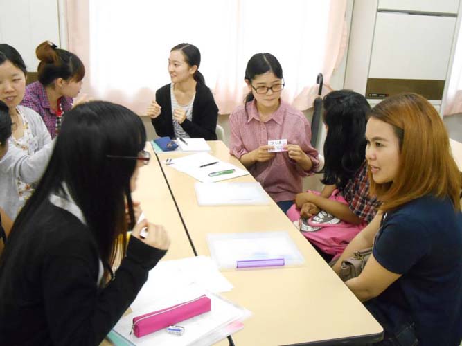 水野外語学院 6月18日 川村女子大学訪問