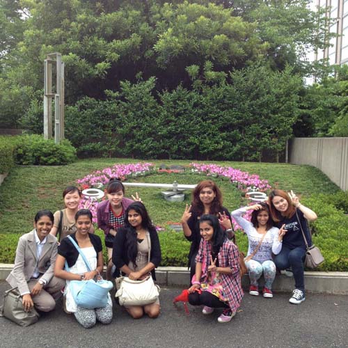 水野外語学院 6月18日川村女子大学訪問