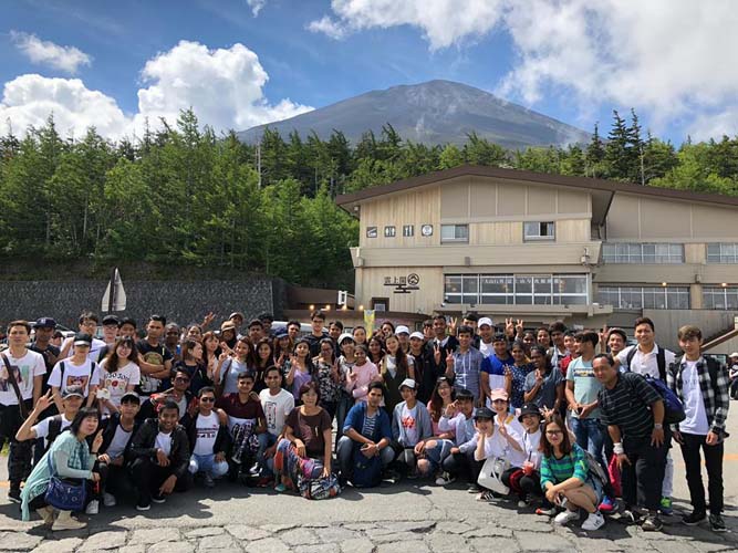 水野外語学院 富士山バス旅行