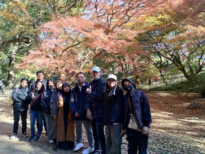 水野外語学院 紅葉狩り