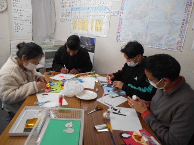 水野外語学院 雛祭り行事