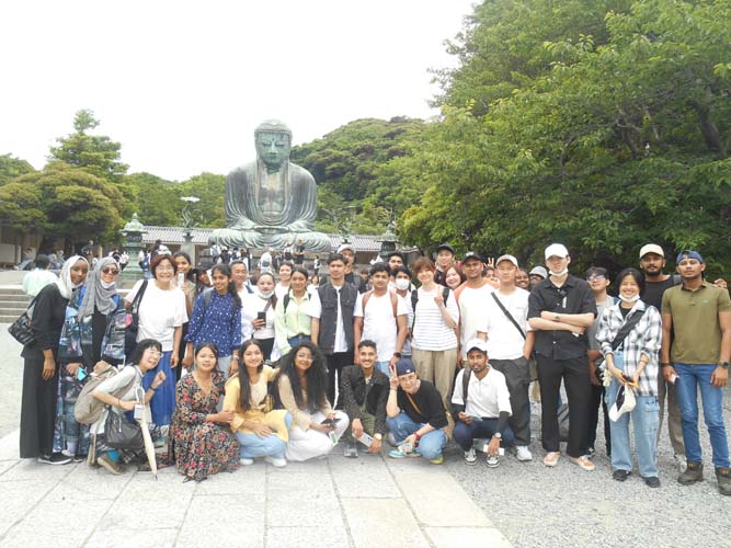 水野外語学院 鎌倉散策