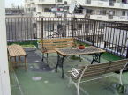 屋上休憩所
